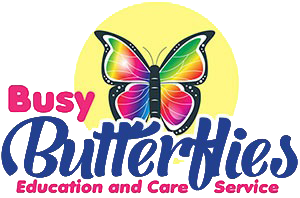 Busy Butterflies Education and Care Service Logo